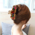 Hàn Quốc màu tinh thể lớn kẹp tóc kẹp clip người lớn kim cương kích thước lớn bắt tóc kẹp càng cua dài Phụ kiện tóc