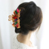 Hàn Quốc màu tinh thể lớn kẹp tóc kẹp clip người lớn kim cương kích thước lớn bắt tóc kẹp càng cua dài Phụ kiện tóc