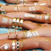New tattoo giấy không thấm nước nữ dài cơ thể sơn bohemian mô phỏng kim loại màu armband bronzing dán hình xăm dán full lưng Vẽ trên cơ thể
