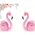 INS Unicorn Flamingo Trang Trí Wallcovering Vải Nền Vải Tấm Thảm Cô Gái Han Trang Trí Phòng Nữ Hoàng Đầu Giường
