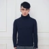 Cao cổ áo len nam Hàn Quốc phiên bản của người đàn ông của mùa thu và mùa đông dày áo sơ mi sinh viên da đen dài cổ áo len xu hướng của nam giới mát mẻ