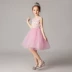 Cô gái mới công chúa trang phục trẻ em trang phục gạc cô gái hiệu suất sân khấu váy váy hoa cô gái váy cưới - Trang phục Trang phục