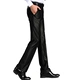 Quần nam màu đen sáng Hàn Quốc Slim-free chú rể váy cưới phù hợp với quần thủy triều màu xám bạc phù rể quần Suit phù hợp