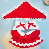 Кукла, юбка, жилет, хлопковый комплект, аксессуар для волос, 15 см, детская одежда