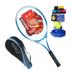 Xung mất vợt tennis duy nhất chuyên nghiệp người mới bắt đầu thiết lập đôi bắn đôi 2 Túi nam và nữ phổ sinh viên vợt tennis tecnifibre Quần vợt