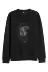 Áo len trùm đầu cho nam của H & M 2018 Mới chải bên trong Black Panther mẫu dài tay hàng đầu áo len nam hàn quốc Áo len