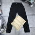 XINMEI Xinmei 835 thun co giãn siêu mỏng cotton bên ngoài mặc quần legging phong bì k quần nhanh bằng giấy da nữ mùa hè - Quần tây thường