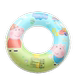 Pig Peggy trẻ em có tay cầm vòng bơi Wang Wang Mickey phim hoạt hình em bé nổi dày chơi đồ chơi nước - Cao su nổi phao tắm cho trẻ em Cao su nổi