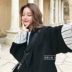 Hàn quốc Dongdaemun quá khổ siêu lỏng kích thước lớn phù hợp với áo khoác của phụ nữ ngắn retro giản dị phù hợp với BF gió quần áo nữ Business Suit