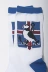Bắc Âu Iceland phụ nữ thể thao vớ cotton tập thể dục văn hóa khiêu vũ vớ lưu trữ bốn đôi vớ cờ tất uniqlo Vớ thể thao