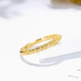 宝石矿工 Золотое обручальное кольцо с косичкой, 18 карат