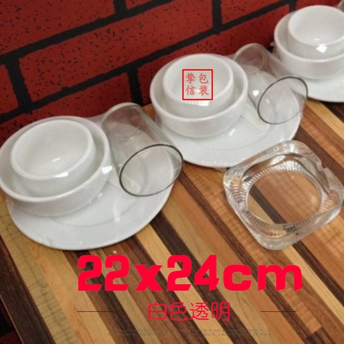 Антибактериальная посуда, упаковка, белое полотенце, 22×24см