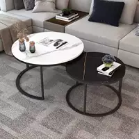 Скандинавский мраморный круглый маленький журнальный столик, современный диван для спальни