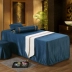 Vẻ đẹp trải giường bốn bộ của thẩm mỹ viện dành riêng massage cơ thể giường bìa tùy chỉnh màu rắn cao cấp Châu Âu tối giản Trang bị tấm