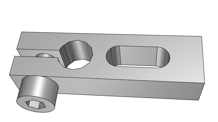 支柱固定夹腰形孔型kmcummcuamcusmcu感应开关固定夹u形槽固定夹