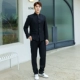Черный двойной костюм Чжуншан