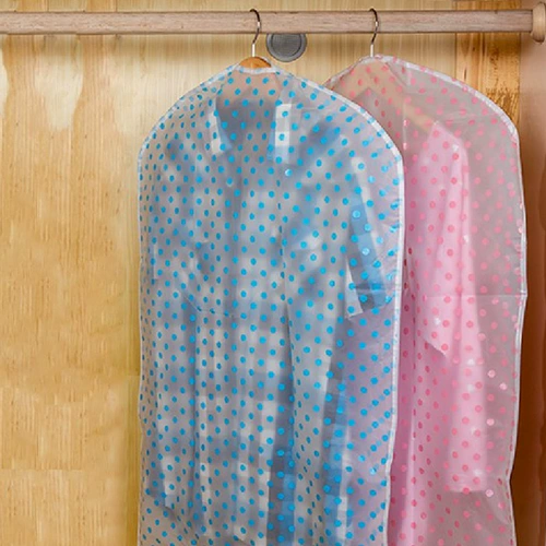 Платье густое, прозрачный пакет для пыли, мешок для костюма, влажный -надежный пластиковый костюм, мешок для хранения в длинной крышке одежды