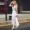 Châu âu trạm 2018 mùa xuân mới của phụ nữ Hàn Quốc hai mảnh thời trang phù hợp với váy dài váy khí mùa hè thủy triều