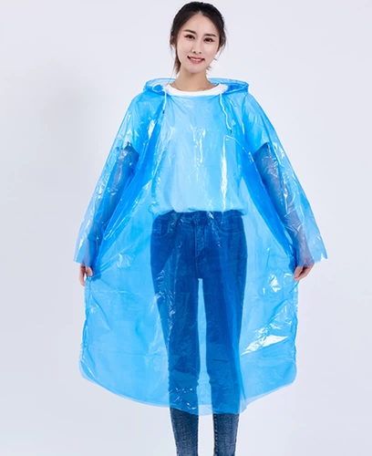 Портативный белый дождевик подходит для мужчин и женщин, прямые продажи с завода, увеличенная толщина