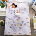 Túi ngủ bằng vải cotton giặt ngoài trời siêu nhẹ trong nhà dành cho người lớn túi ngủ khách sạn mùa xuân và mùa thu Túi ngủ bẩn có thể được khâu túi ngủ túi ngủ trẻ em tiểu học Túi ngủ