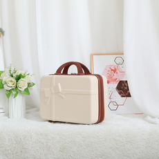 чемодан 手提箱红色化妆箱化妆箱多功能迷你化妆收纳包伴手礼儿童箱包定制