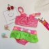 Vải chống nắng mùa hè 2019 trẻ em màu kẹo dễ thương hoa chia áo tắm một mảnh tải nàng tiên cá 0-15 tuổi - Đồ bơi trẻ em đồ bơi bé gái đáng yêu Đồ bơi trẻ em