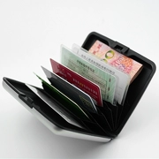 Kim loại chống thông tin thẻ RFID bị đánh cắp gói thẻ bằng lái xe bằng nhôm hộp lái xe thẻ kinh doanh chủ thẻ chứng chỉ ví