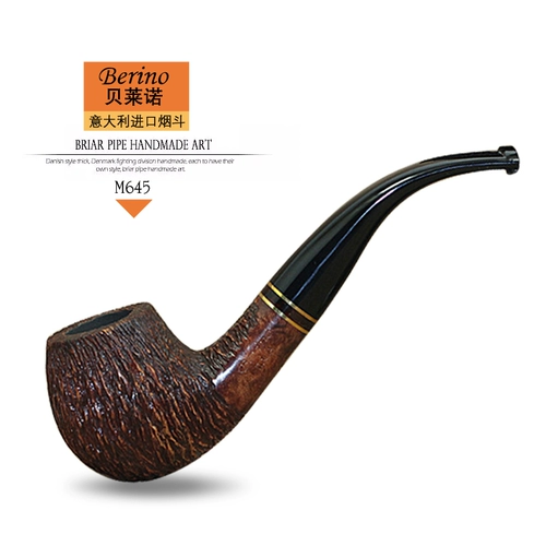 Итальянский импорт Belleno Tennin Tennin деревянный сигарет с твердым древесиной старой ручной изогнутой мужской табак специальные аксессуары для распределения