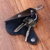 Túi chìa khóa da nam giới và phụ nữ đơn giản túi chìa khóa chụp nút thắt lưng da chìa khóa xe trường hợp