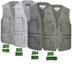 Mùa xuân và mùa thu mới cotton nam nhiều túi kích thước lớn chụp ảnh nhiều túi câu cá trung niên vest vest áo thun coolmate Áo vest cotton