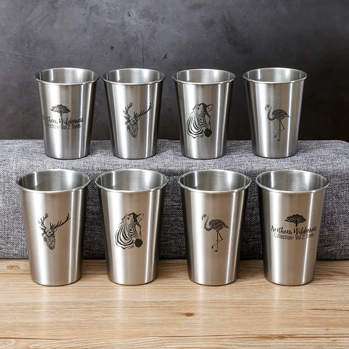 Бокал из нержавеющей стали, стакан для домашнего использования, защита при падении