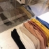 Phiên bản Hàn Quốc của áo len nữ cổ chữ V giảm béo 2018 mới hoang dã đơn giản màu sắc hầm hố tay áo dài áo khoác len Áo / áo thun