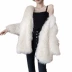 Mùa đông mới 2018 phiên bản Hàn Quốc của áo len lông cừu giả dài phần bắt đầu áo len lông cừu dệt lông Faux Fur