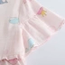 Dễ thương ngắn tay cotton đêm nữ mùa hè mỏng phần cotton hai lớp gạc đồ ngủ gợi cảm dịch vụ nhà ren - Đêm đầm