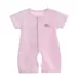 Bé ngắn tay jumpsuit cotton bé mùa hè quần áo ngủ quần áo 2 Cáp Nhĩ Tân 6 trẻ sơ sinh trẻ em 3 tháng 0-1 tuổi mùa hè