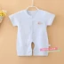 Bé ngắn tay jumpsuit cotton bé mùa hè quần áo ngủ quần áo 2 Cáp Nhĩ Tân 6 trẻ sơ sinh trẻ em 3 tháng 0-1 tuổi mùa hè