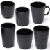 Chà đen Melamine Bộ đồ ăn Giả sứ Nhà hàng Nhựa Uống Cup Cup Cup Cup Cup Cup Cup Cup - Tách bình giữ nhiệt cao cấp Tách