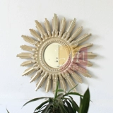 Украшение, креативное зеркало для гостиной для коридора на солнечной энергии, в американском стиле, подсолнух