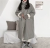 Mùa đông phiên bản Hàn Quốc mới của những chiếc áo rộng trong đoạn lông cừu dài, dụng cụ quần áo cotton dày của phụ nữ cổng gió - Bông