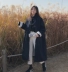 Mùa đông phiên bản Hàn Quốc mới của những chiếc áo rộng trong đoạn lông cừu dài, dụng cụ quần áo cotton dày của phụ nữ cổng gió - Bông