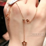 Купить HK Zhou Dafu 18k Rose Golden Star Counglace One -In -Circle Circuit
