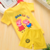 Mùa hè mẫu giáo quần áo 2018 new baby 2 piece đồng phục học sinh phù hợp với tốt nghiệp ảnh đỏ vàng xanh phù hợp với tùy chỉnh bộ đồng phục cho trẻ mầm non Đồng phục trường học / tùy chỉnh thực hiện