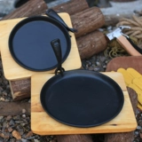 Испанский Viejovalle Outdoor Семейный обеденный магазин Коммерческий европейский ли чугунный стейк -поддон с высоким уровнем