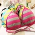 2 cái strapless vành áo ngực tập hợp mỏng Nhật Bản bikini dễ thương sọc đồ lót kích thước lớn áo ngực
