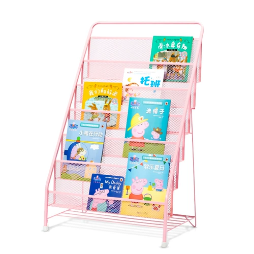 Простая книжная полка, многослойный детский стенд, книжный шкаф