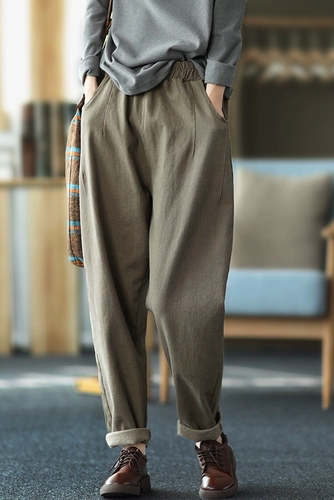 Осенние демисезонные хлопковые штаны