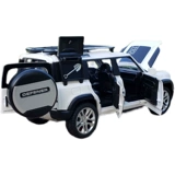 Land Rover, реалистичная модель автомобиля для мальчиков, игрушечная машина со светомузыкой, масштаб 1:24