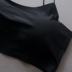 Cô gái băng đen lụa vẻ đẹp trở lại liền mạch với ngực pad áo ngực dây đeo vest-phong cách thể thao đồ lót bọc ngực ống top phần mỏng Ống