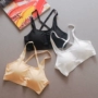 Băng lụa sexy vẻ đẹp trở lại vest bọc ngực nữ ống đầu đáy chống ánh sáng vành đai ngực pad chéo đồ lót áo ngực mùa hè áo ngực rút dây