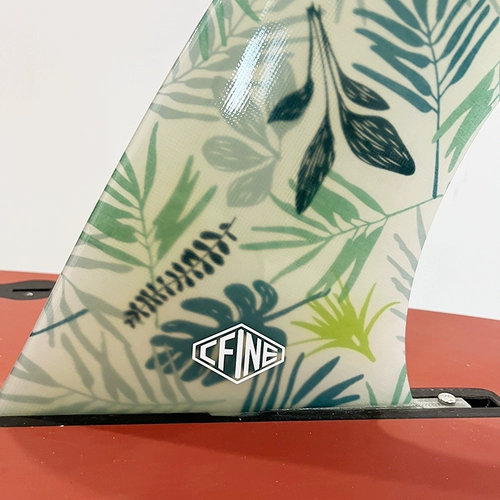 New10 -INCH Свежие листья односторонние хвостовые плавники, хвосты -сидели, стеклянное волокно хвостовое руль с одноизой